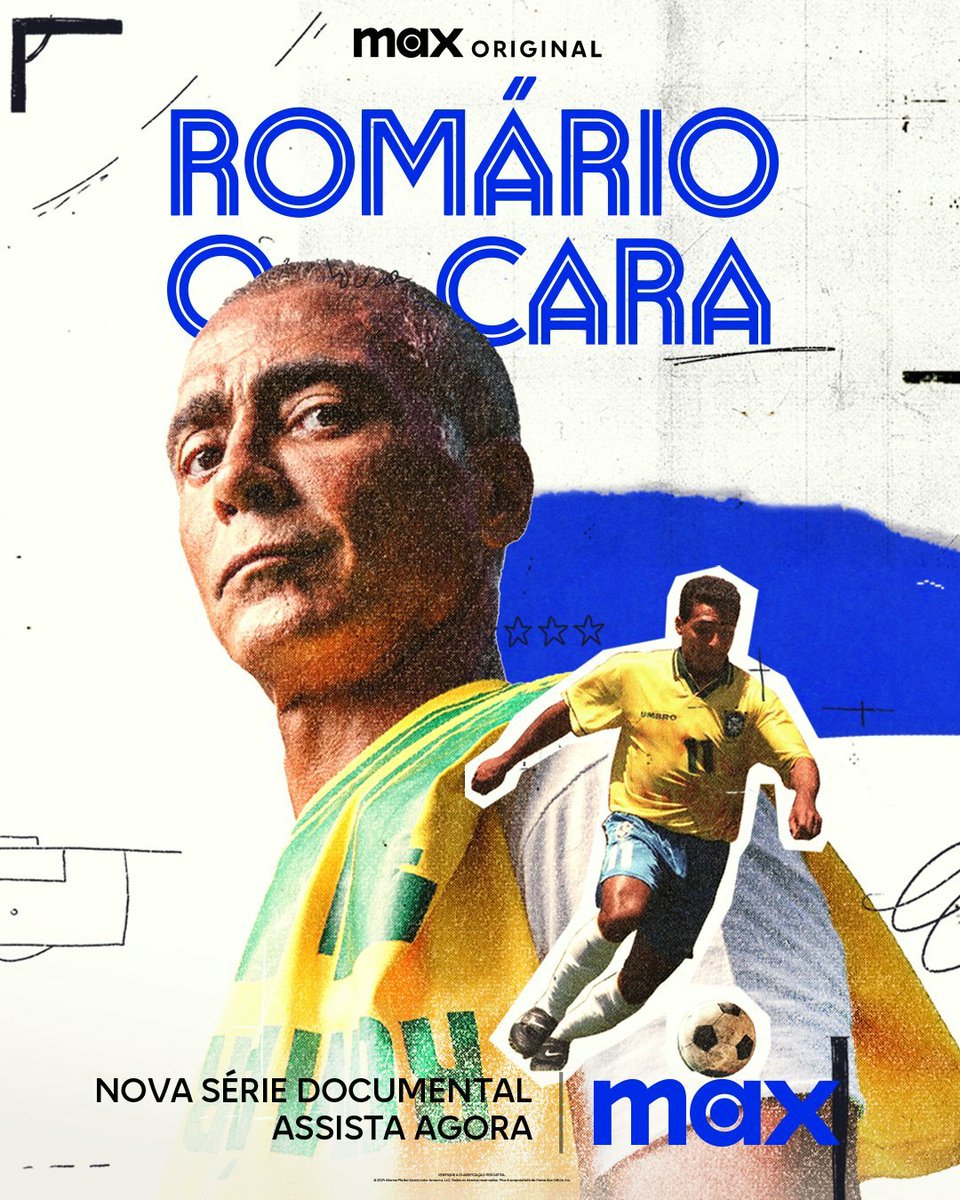 "ROMÁRIO: O CARA" ESTÁ NO AR 1️⃣1️⃣

Os episódios 1 e 2 da série sobre o atleta mais polêmico do futebol já estão disponíveis na Max!

Assista agora e relembre o início da carreira de Romário e a sua jornada até se tornar uma lenda do futebol após o título da Copa do Mundo de 1994.