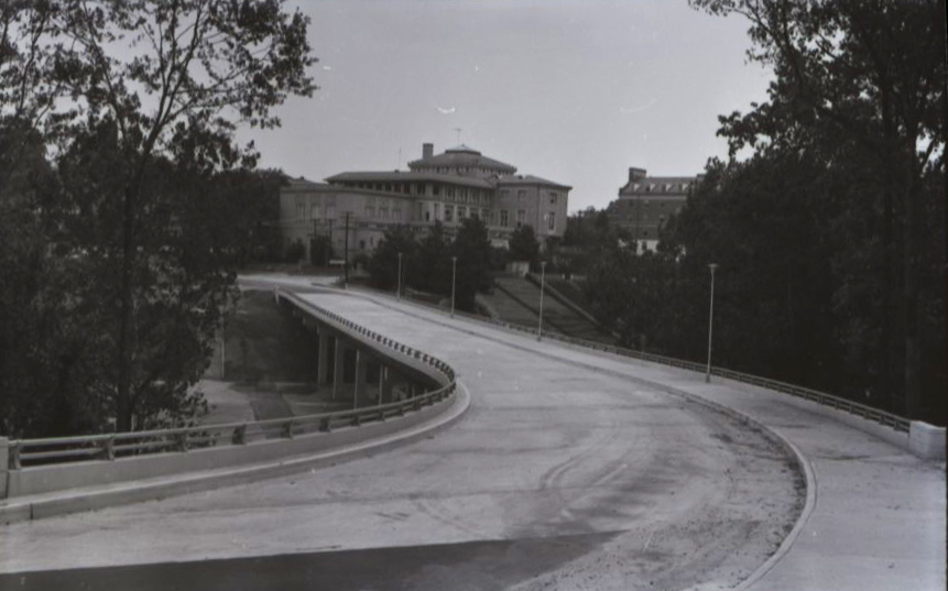 The <a href="/universityofga/">UGA</a> campus feels quiet and vacant right now, just like in this photo of Sanford Drive in the early 1960s. 

Photo from our archives.

#UGA
#TBT