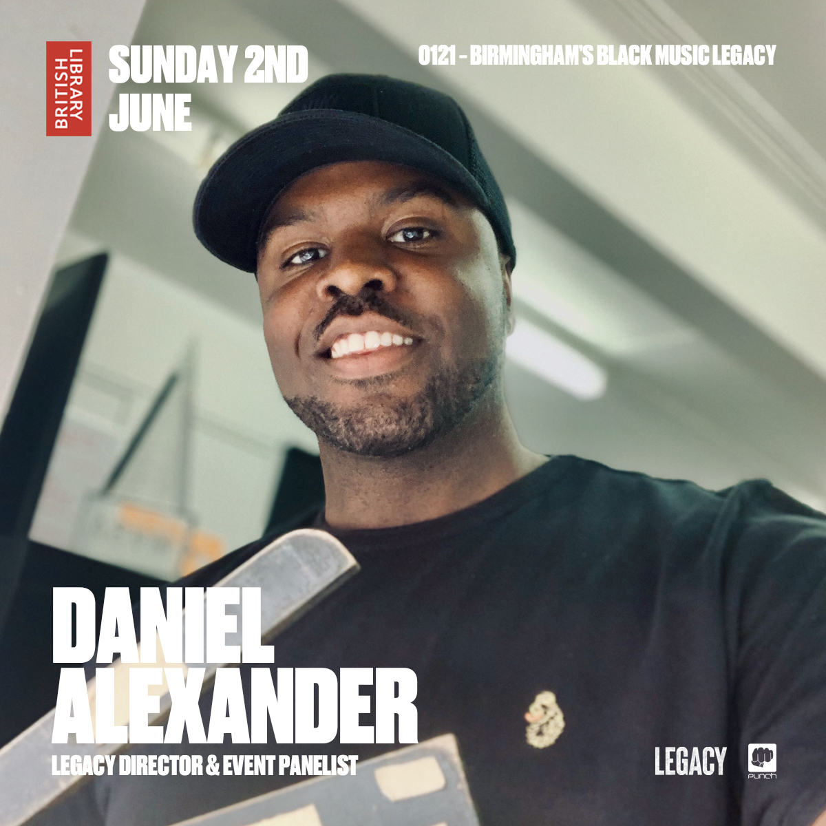 Meet panellist Daniel Alexander who is the LEGACY film director

He will be discussing Birmingham’s black music legacy on the panel at <a href="/britishlibrary/">British Library</a> on the 2nd June for our 0121 LEGACY panel event in London next month 

🎟️ …hlibraryculturalevents.seetickets.com/event/0121-bir…