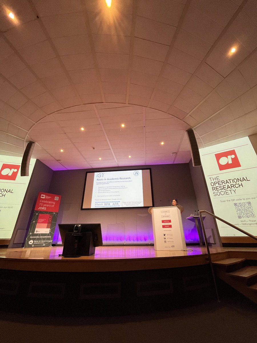 When short person, camera angle and lectern meet. Why are lecterns designed for tall people 😂 #conference #as24 ⁦@TheORSociety⁩ ⁦@istonline⁩ ⁦@LSEnews⁩ ⁦@LSEMaths⁩