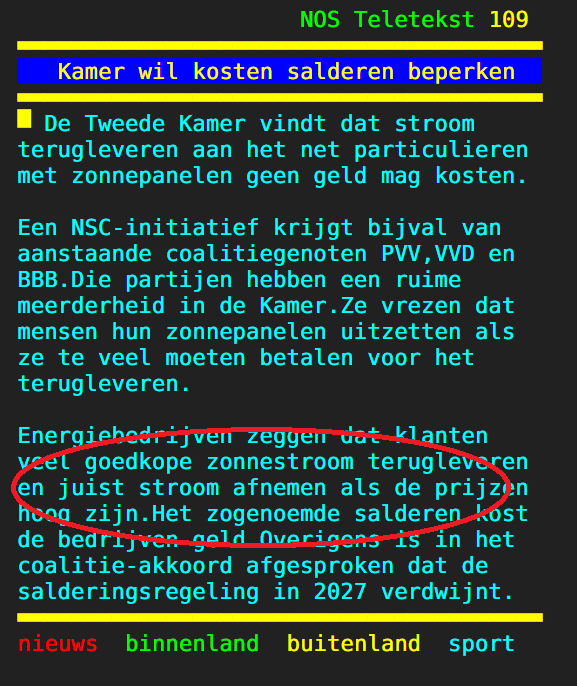 Hadden ze maar nooit moeten beginnen aan diverse stroomtarieven afhankelijk van zon, wind, dag, nacht. Gewoon terug naar 1 tarief. Het gemiddelde. Veel duidelijker voor iedereen. @Greenchoice @VattenfallNL @Eneco @EssentNieuws