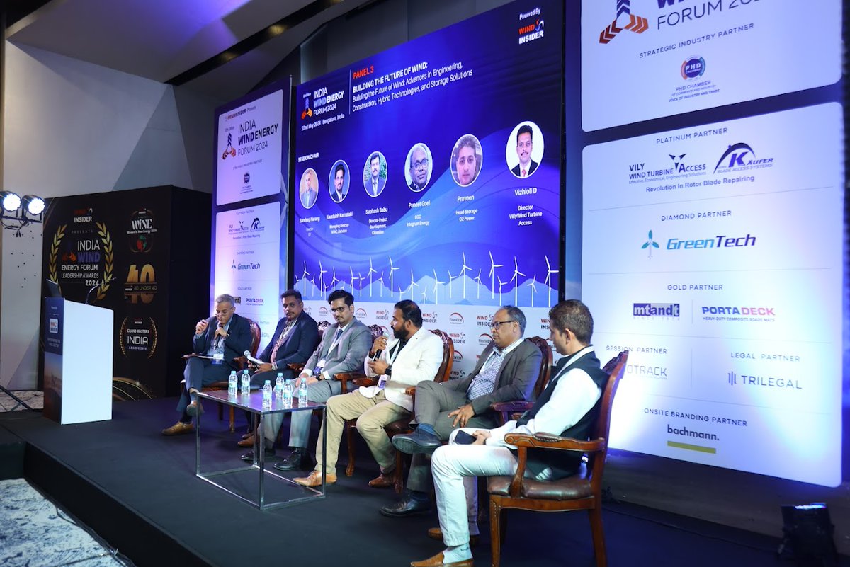 CleanMax_Ofc's tweet photo. We're thrilled to share that Mr. Subhash Babu, our Director-Project Development, participated as a speaker at the India Wind Energy Forum 2024, held on May 22nd at Vivanta Bengaluru. 
We thank everyone who made this event a success!
#CleanMax #RE100 #WindEnergy #WindTechnology https://t.co/G9Jas9mEt0