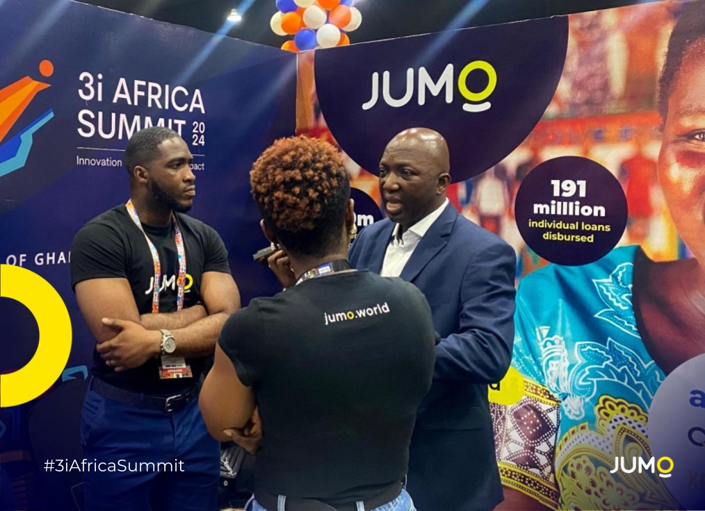 JUMO (@jumo_world) on Twitter photo π¬π The <a href="/3iafricasummit/">3i Africa Summit</a> was held in Accra, Ghana and the JUMO team was there to talk about unleashing Africa's FinTech and Digital Economic Potential.
Our GM of Africa Operations and Partnerships, Jeremy Quainoo joined a panel discussion on the role of AI in financial inclusion. π¬π The <a href="/3iafricasummit/">3i Africa Summit</a> was held in Accra, Ghana and the JUMO team was there to talk about unleashing Africa's FinTech and Digital Economic Potential.
Our GM of Africa Operations and Partnerships, Jeremy Quainoo joined a panel discussion on the role of AI in financial inclusion.
