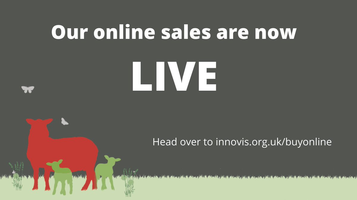 The online sales are now live, so if you want to be organised and buy your ram early this year?

Head over to innovis.org.uk/buyonline now to browse your options.