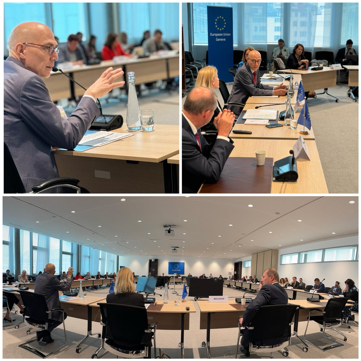 'The world faces multiple crises, but we also see glimmers of hope,' said @volker_turk at an exchange with EU Ambassadors today. We🇪🇺 will continue to support him & @UNHumanRights in the promotion & protection of human rights 🌎-wide. #StandUp4HumanRights