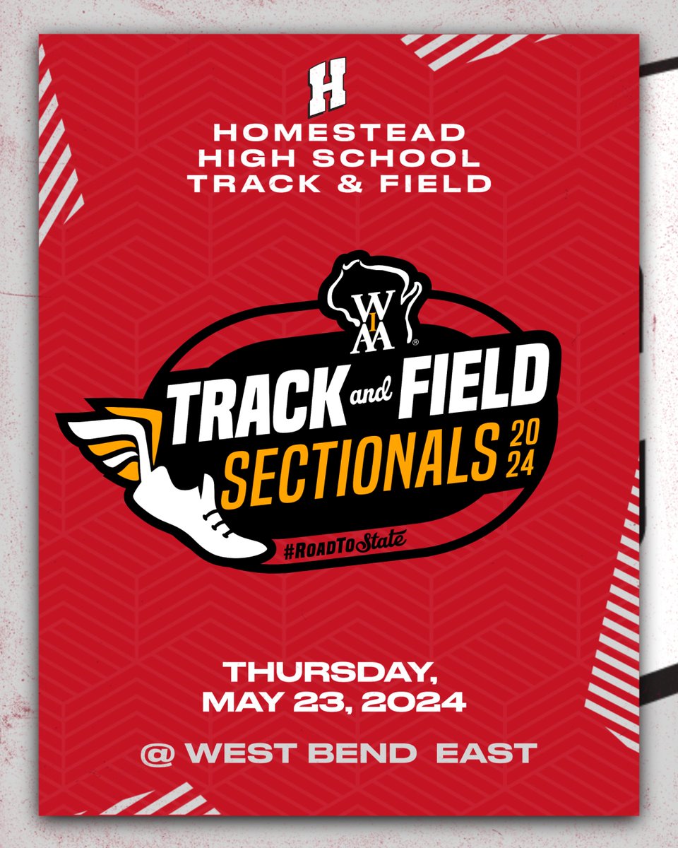 BIG day on the track and in the field for Homestead's Varsity Boys and Girls! One last challenge before State--let's do it!