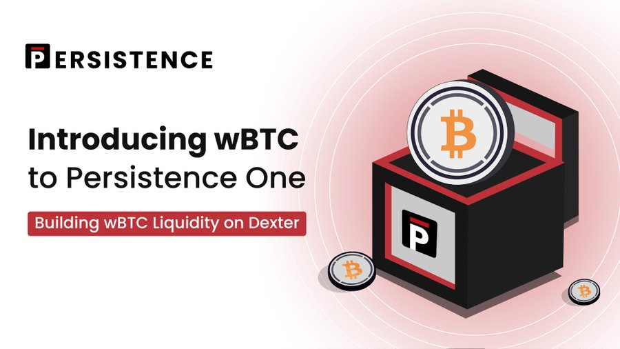 🚀 @PersistenceOne is bringing #BTC (in the form of $wBTC) to its ecosystem!

🚀 Bringing the top-ranked cryptocurrency, #Bitcoin, to #PersistenceOne will not only add value but also boost on-chain activity

🔥 The first stage for Persistence One’s plan to bring $wBTC to the