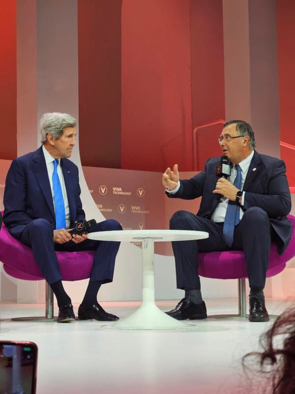 Patrick Pouyanné (@ppouyanne) on Twitter photo Great to join #ClimateEnvoy <a href="/JohnKerry/">John Kerry</a> and Maurice Levy, at <a href="/VivaTech/">Viva Technology</a>, to explore different ways that innovative solutions can accelerate <a href="/TotalEnergies/">TotalEnergies</a>’ commitment to the #energytransition: not only to improve current #energy production and use, but also to develop a new Great to join #ClimateEnvoy <a href="/JohnKerry/">John Kerry</a> and Maurice Levy, at <a href="/VivaTech/">Viva Technology</a>, to explore different ways that innovative solutions can accelerate <a href="/TotalEnergies/">TotalEnergies</a>’ commitment to the #energytransition: not only to improve current #energy production and use, but also to develop a new