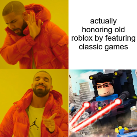 RealSchlep's tweet image. the roblox classic event in a nutshell