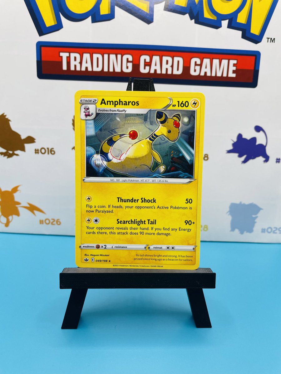 Dokkadoki's tweet photo. More Chilling Reign single Pokemon cards added!

#pokemon #ampharos #gallade #swordandshield #chillingreign https://t.co/0NOw07Uqi7