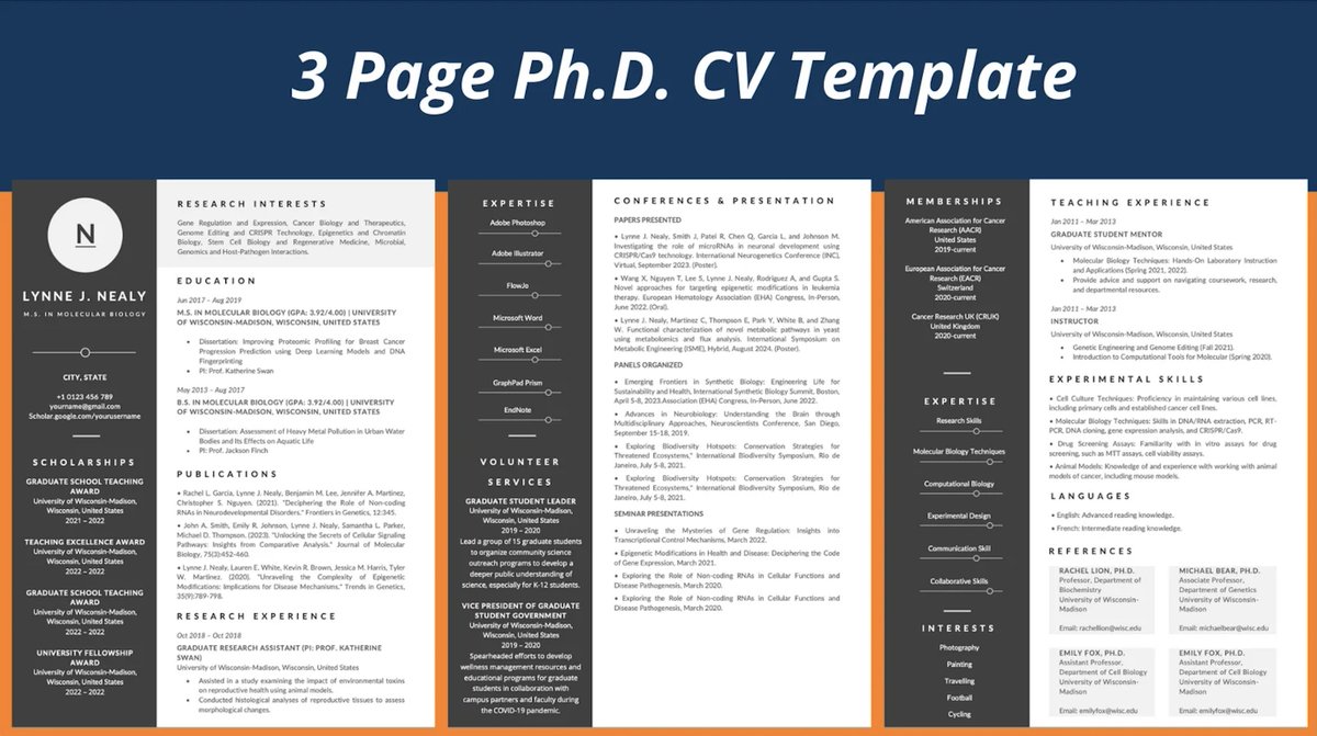 TempaLyst's tweet photo. "Tired of being passed over for PhD opportunities?

It could be your CV holding you back. 

Enhance your chances with our acclaimed, editable PhD CV templates! https://t.co/UiPyExHK0z