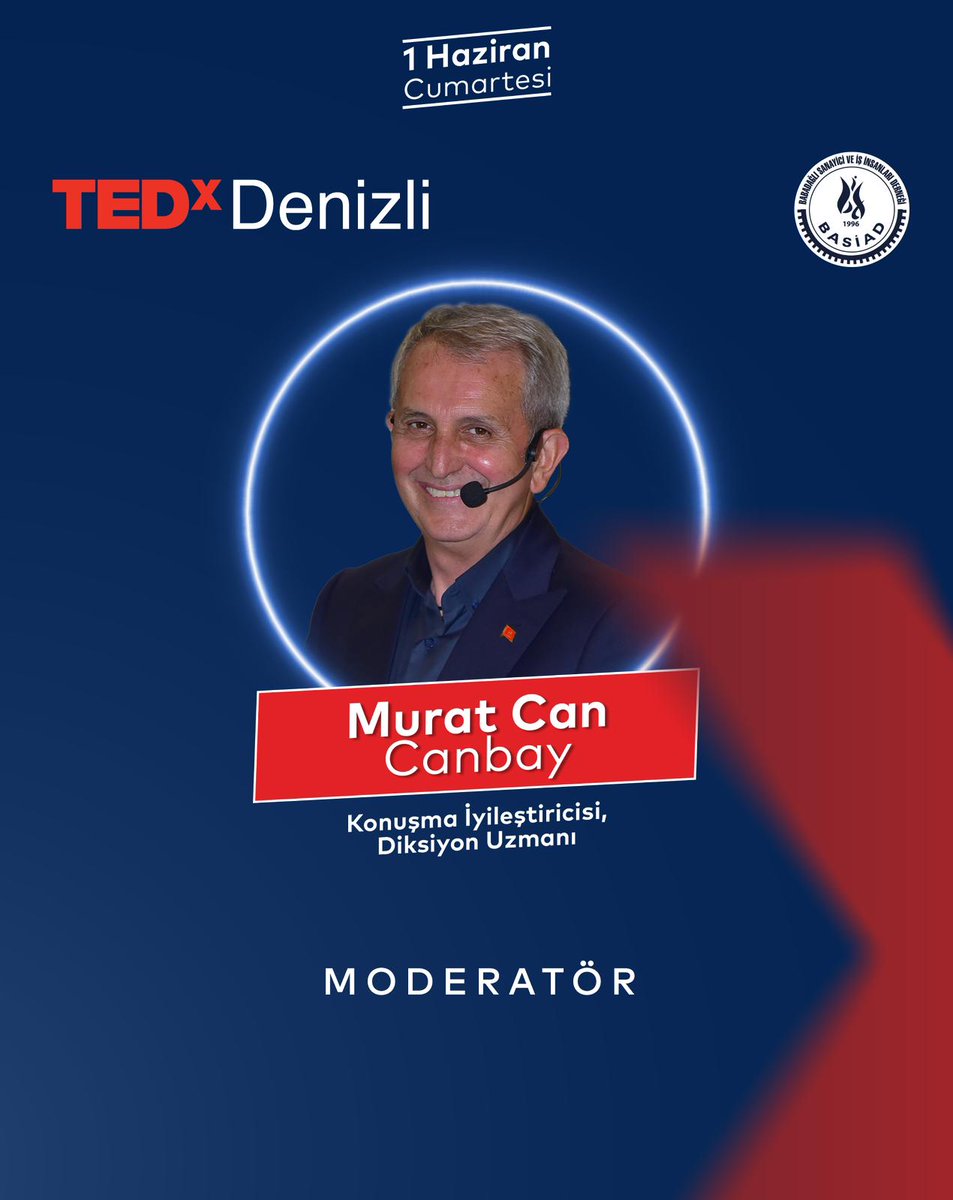 TEDx Denizli 1 Haziran Cumartesi Günü Murat Can Canbay moderatörlüğünde gerçekleşecek! ❌

Murat Can Canbay 1964 yılında Sivas’ta doğdu. Dokuz Eylül Üniversitesi Buca Eğitim Fakültesi Müzik Eğitimi Bölümü Viyola Ana Sanat Dalı’ndan 1985 yılında mezun oldu.