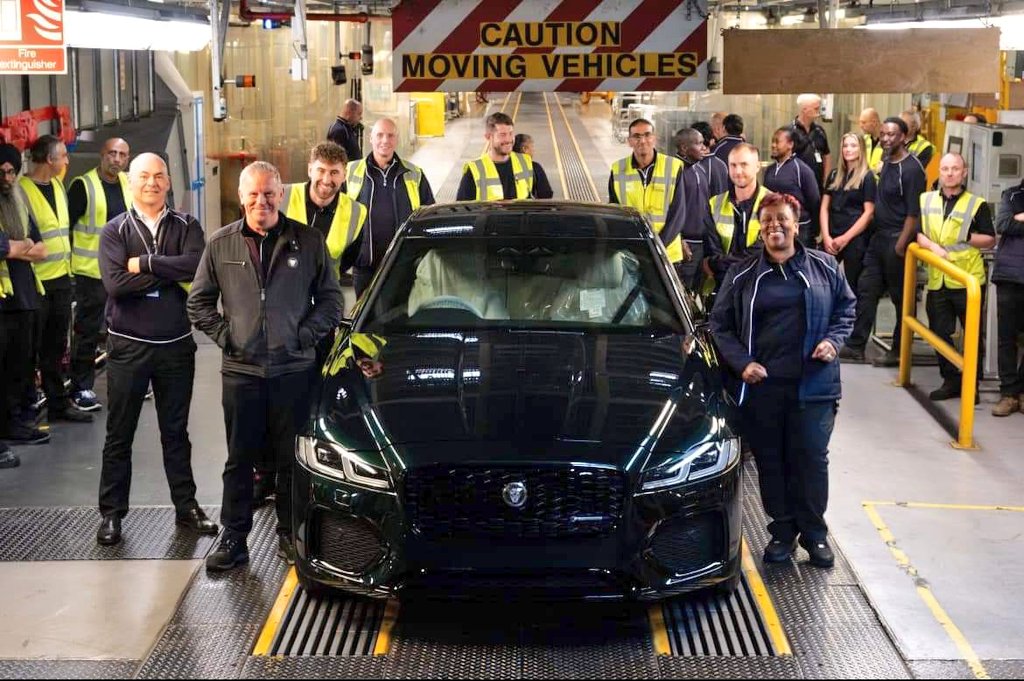 Yesterday, the last internal combustion engine Jaguar produced at Castle Bromwich, rolled off the production line. How do you feel about that?