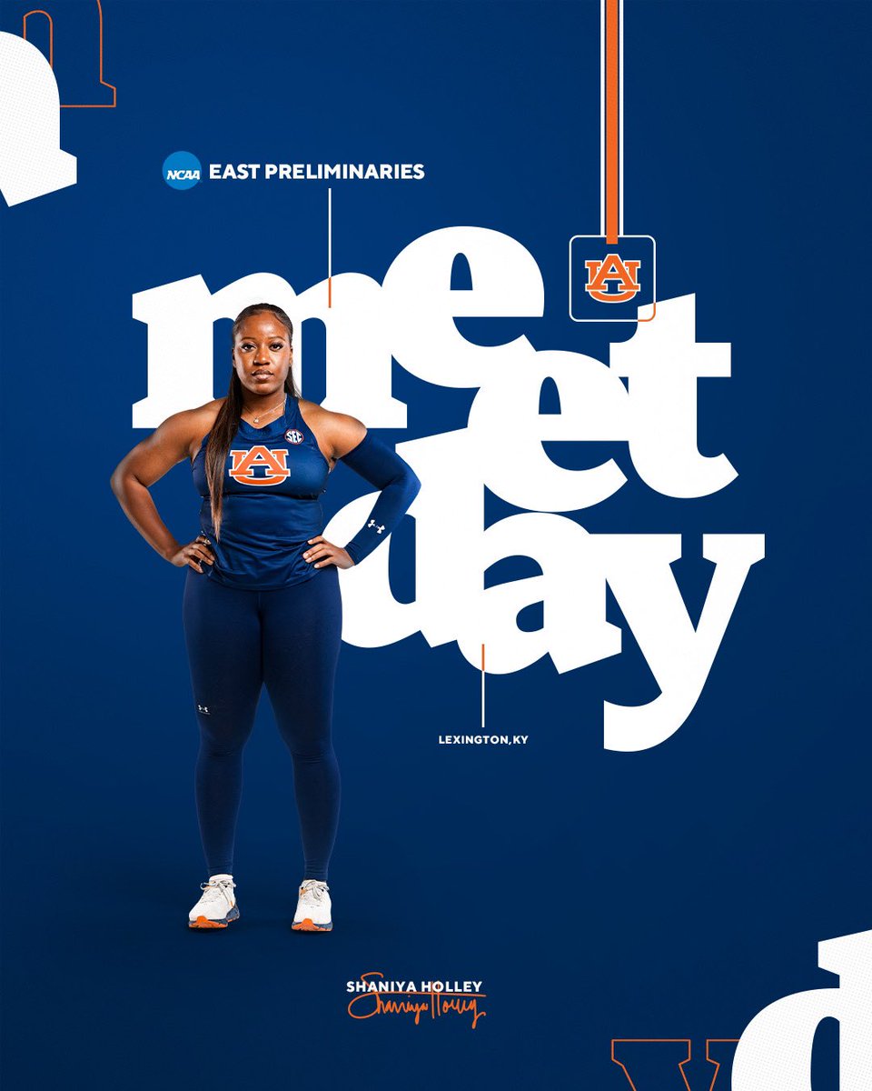 Right back to work 

👟 NCAA East First Rounds - Day 2
📍 Lexington, Kentucky 
🏟️ UK Track &amp; Field Complex 
⏰ 10:30 am CT 
📊 auburntige.rs/4bKhJnm
💻 auburntige.rs/3WRYN1F

#WarEagle