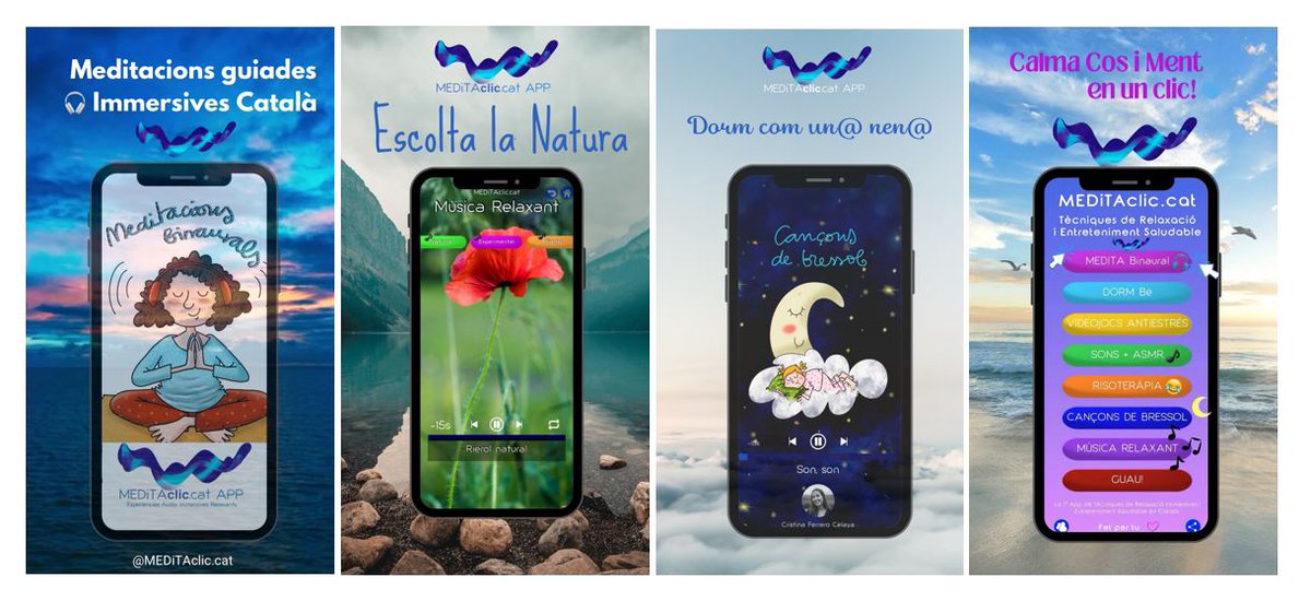 Vols relaxar-te i meditar en català? Relaxa’t en un clic! 🧘🏻‍♀️ Descarrega MEDiTAclic.cat, una aplicació intuïtiva i de fàcil ús que trobaràs al #Cercaapps, el cercador d’apps en català llengua.gencat.cat/ca/detalls/art…