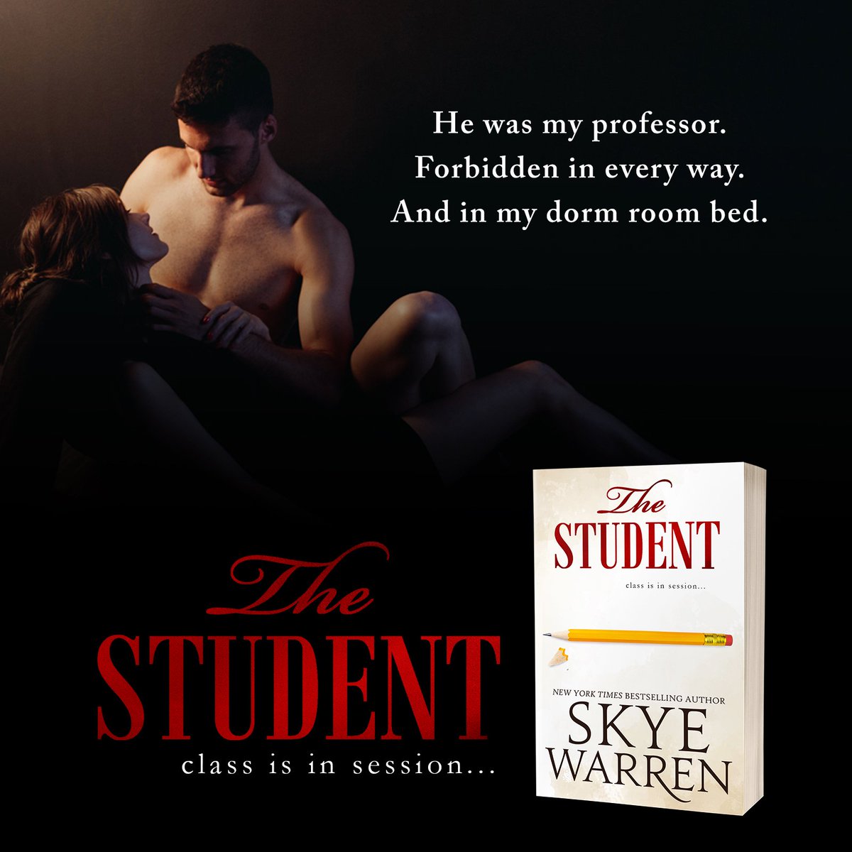 THE STUDENT, book 2 in the Tanglewood University Trilogy, by @skyewarrenbooks is coming June 25th!! Get ready to dive into the seductive world of the Tanglewood University! PREORDER TODAY! Amazon: bit.ly/49HCnnJ @CandiKanePR @ReadingIsOurPas @angelhealer422