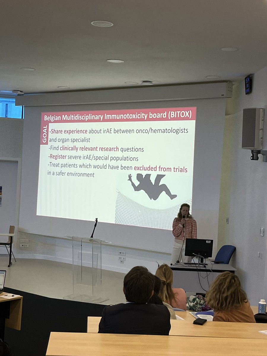 Belgian ImmunoToxicity board (@bitoxbsmo) on Twitter photo Our very own <a href="/sandrineaspesla/">Sandrine Aspeslagh</a> presenting 3 years of #bitox at the #iTOX symposium of <a href="/GustaveRoussy/">Gustave Roussy</a> 🎂 Our very own <a href="/sandrineaspesla/">Sandrine Aspeslagh</a> presenting 3 years of #bitox at the #iTOX symposium of <a href="/GustaveRoussy/">Gustave Roussy</a> 🎂