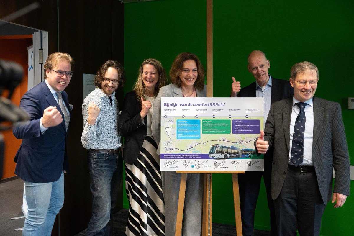 #sustainable🚌🎉| Exciting launch of new electric buses! These eco-friendly buses will drive from Arnhem to WUR Campus and back! As we are happy to improve campus accessibility this event also marks a significant step towards sustainable public transport in our region!