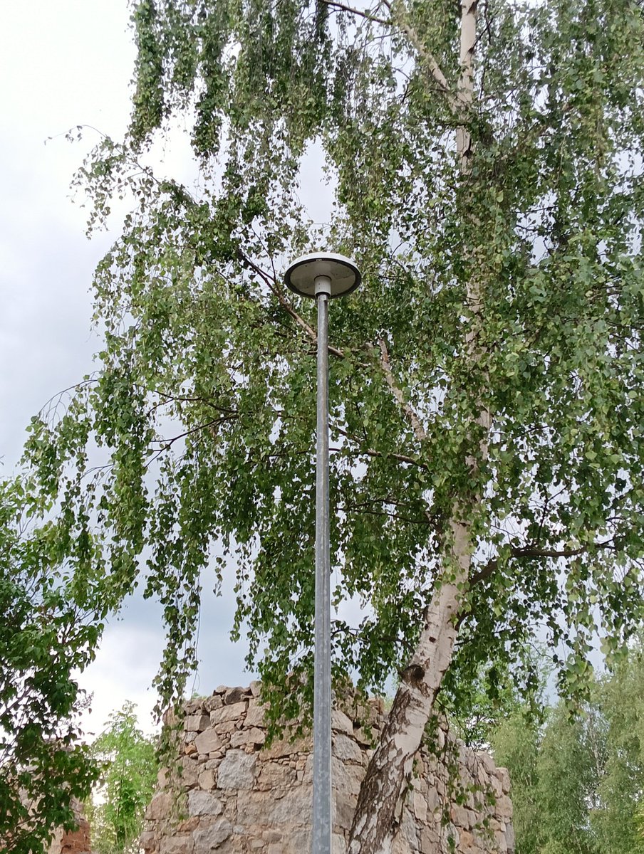 They replaced my favorite streetlamp :(