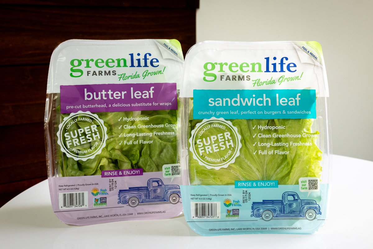 Introducing the 'Peel and Reseal' container style for our Sandwich Leaf and Butter Leaf greens, along with updated labels for all products. Read more:

greenlifefarms.ag/news/green-lif…

#sustainability #recycle #floridafarm #greenhousegrown