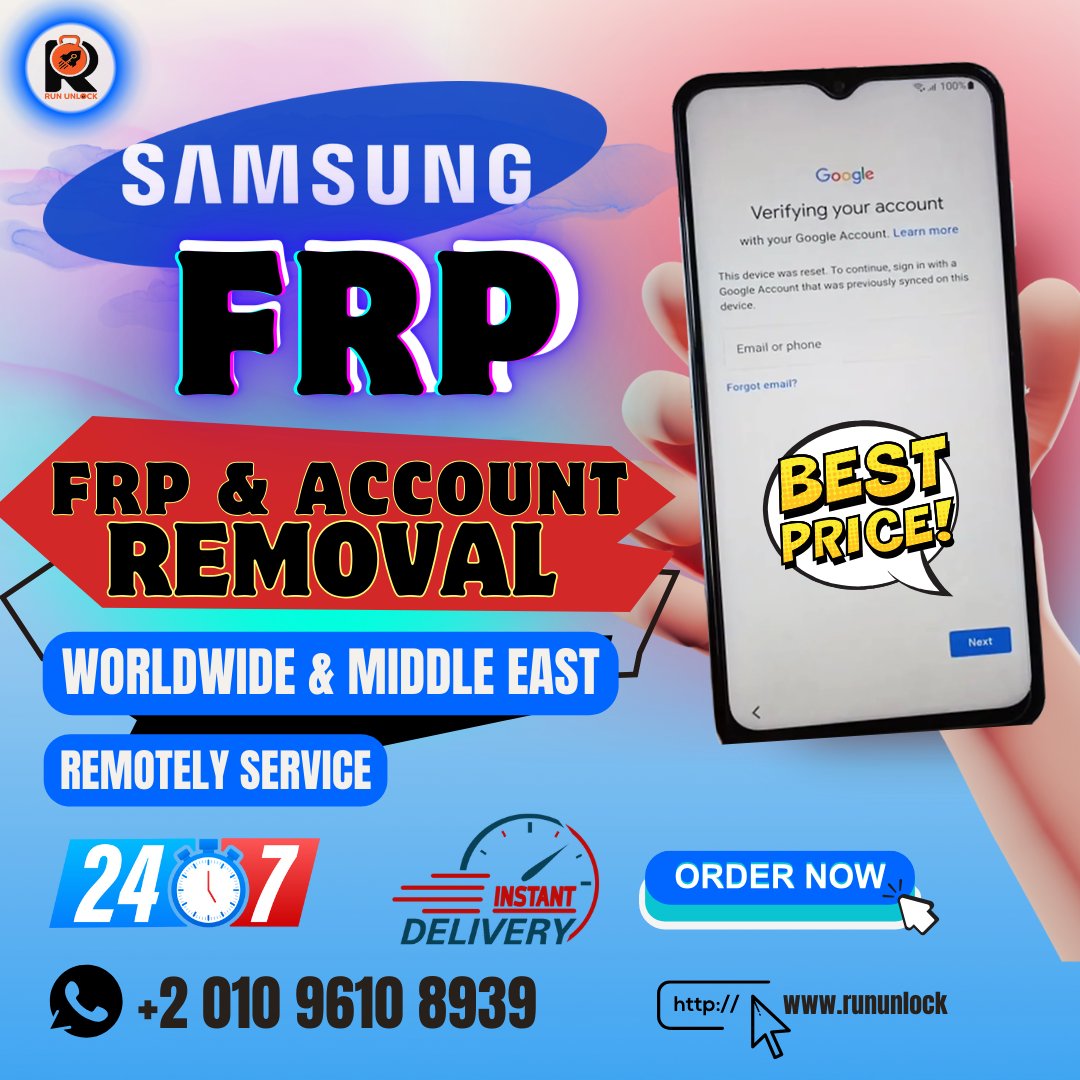 RunUnlock's tweet photo. ✅SAMSUNG FRP Online 24X7 
✅SAMSUNG WORLDWIDE &amp; MIDDLE EAST 
✅FRP &amp; ACCOUNT REMOVAL ON INSTANT 
✅REMOTELY SERVICE ✅

🤑 Best Price  
👨‍💻 Order Now 
🌐 https://t.co/9xIS0updoz
📷Follow News and Service Updates https://t.co/KGJZUg3kTh https://t.co/bFBIJXlZe6