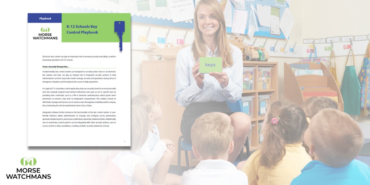 MorseWatchmans1's tweet image. The implementation of #KeyControlSystems in #K12 schools continues to be a proven solution that promotes a safe and efficient educational environment. Get our K-12 Key Control playbook to discover all the benefits of #KeyControl for schools.

hubs.li/Q02xNlvL0
