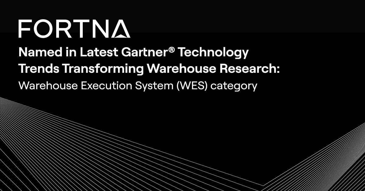 fortnainc's tweet image. FORTNA Named in Latest Gartner® Technology Trends Transforming Warehouse Research, acknowledged for Warehouse Execution System (WES) capabilities.

Read full press release: bit.ly/3yu8iKD

#WES #warehousesoftware #technologytrends