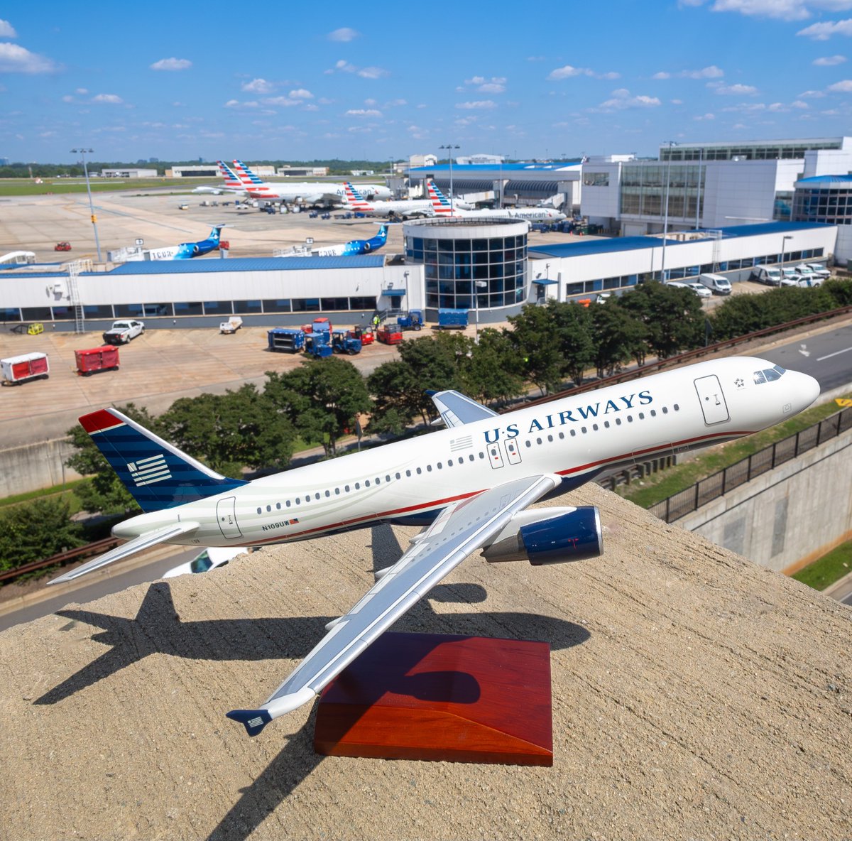 To kick off the start of summer travel season, #CLTairport is giving away this model US Airways plane! ✈️ To enter, drop your favorite summer travel tip in the comments below! Winner will be announced Tuesday, May 28! T&Cs apply: bit.ly/3G2sDFg