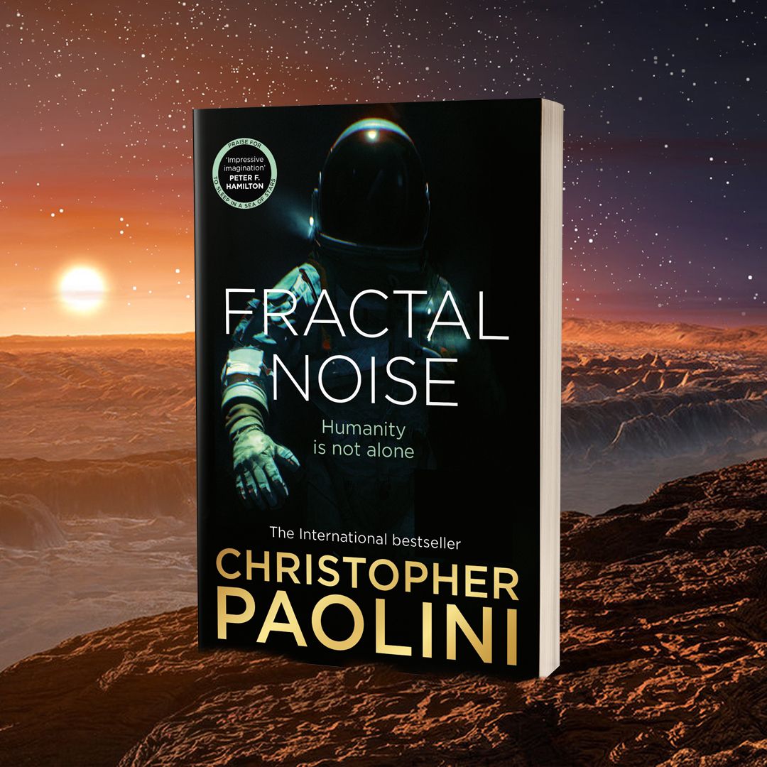 @GenevieveCogman The paperback of Fractal Noise by @paolini is also out today! Dark, ambitious and thought-provoking, Fractal Noise is the gripping standalone prequel to To Sleep in a Sea of Stars 🚀 Order now: buff.ly/3wKUgUm