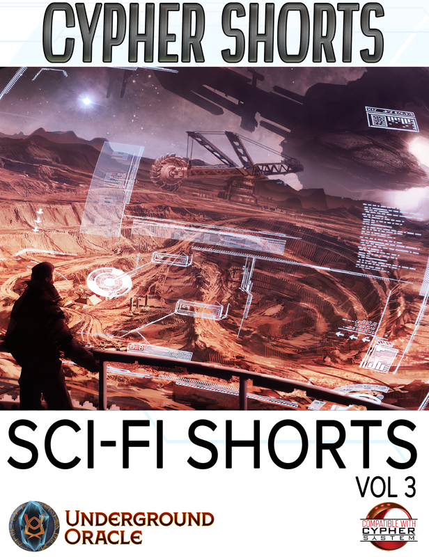 Boldly going to new worlds? Grab one of our Cypher Shorts Sci-Fi volumes and provide your table of deep space explorers with hours of adventure! Store: undergroundoracle.com/collections/cy… Dthru: drivethrurpg.com/browse/pub/157… #ttrpg #CypherSystem