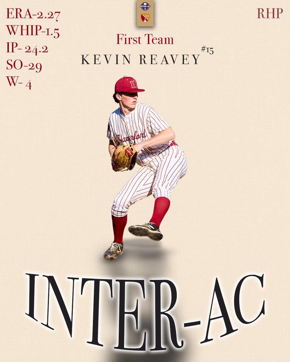 Fords_Baseball's tweet image. Congratulations to Connor Scanlan and Kevin Reavey for earning 1st Team All Inter-Ac!