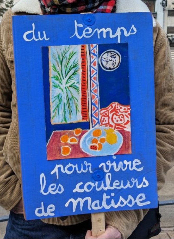 François, @Francois_Ruffin si tu peux leur dire au-dessus, notre luxe. Et aussi pour écouter, jardiner, lire, clouer, regarder, partager, cuisiner, penser, aider, respirer, se rencontrer, parler, tricoter, se promener. On veut