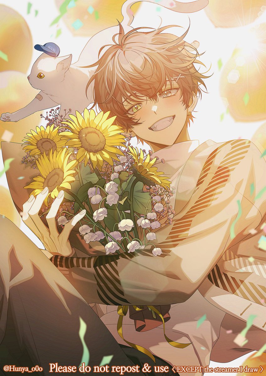 🐱HBD ALBAN!!🐱
🌻BIG BIG LOVE!🧡
#AlbanKnoxArt #Albanbirthday2024