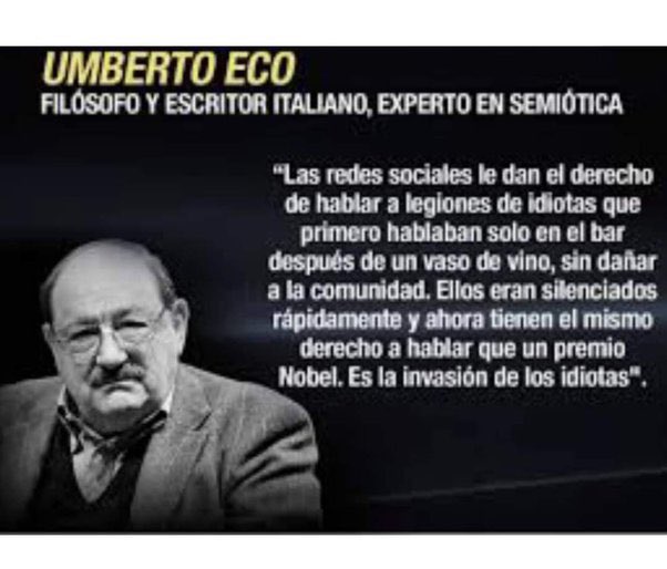 Cierto o falso ?
La libertad de expresión es ahora libertad de difamación !!!!