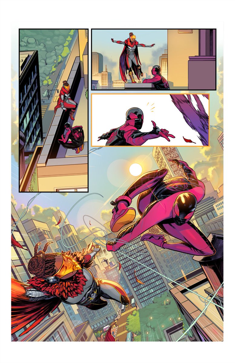 Just got reminded of this page. The first time I got to draw Spider-man officially!
Not I just gotta draw Peter in his red and blues!