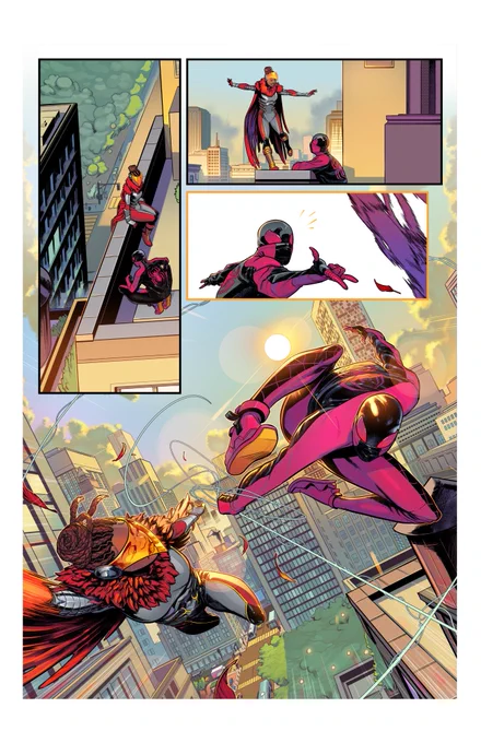 Just got reminded of this page. The first time I got to draw Spider-man officially!

Not I just gotta draw Peter in his red and blues! 