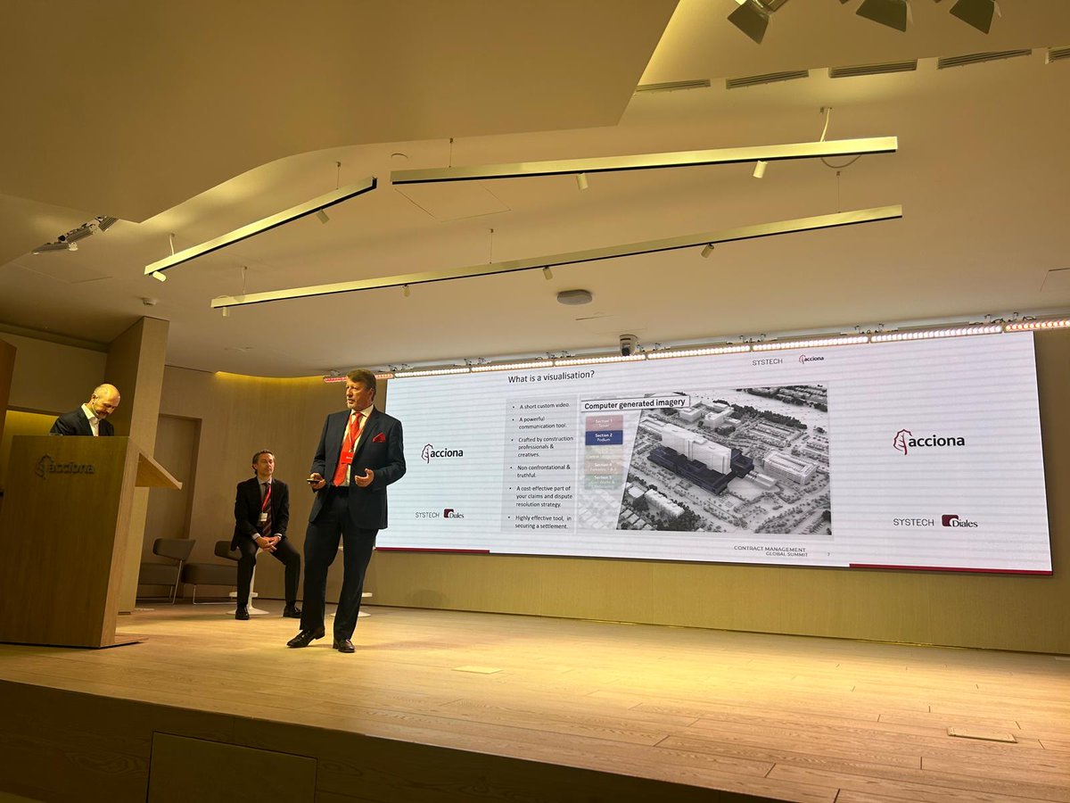 ACCIONA_EN's tweet image. Today we held the second session of the Contract Management 1st Global Summit. This time, the event focused on the theme &quot;Fighting for your rights&quot; with some renowned speakers 👇