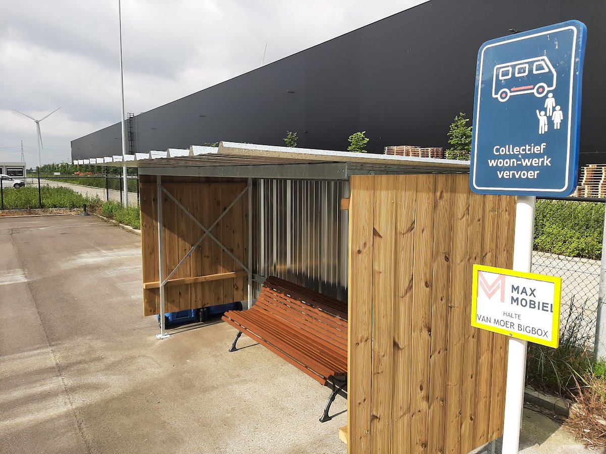 Pendelaars in de kou? No way! 🥶
Overdekte halte✅