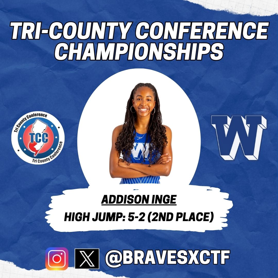 bravesxctf's tweet photo. ⚡️TCC CHAMPIONSHIPS⚡️

MEDAL WINNERS:
🔵Sophia Alrdridge-1600m
⚪️Delaney Harbison-800m
🔵Timia Waters-100mH
⚪️Addison Inge-High Jump https://t.co/5OPqMpK3g0