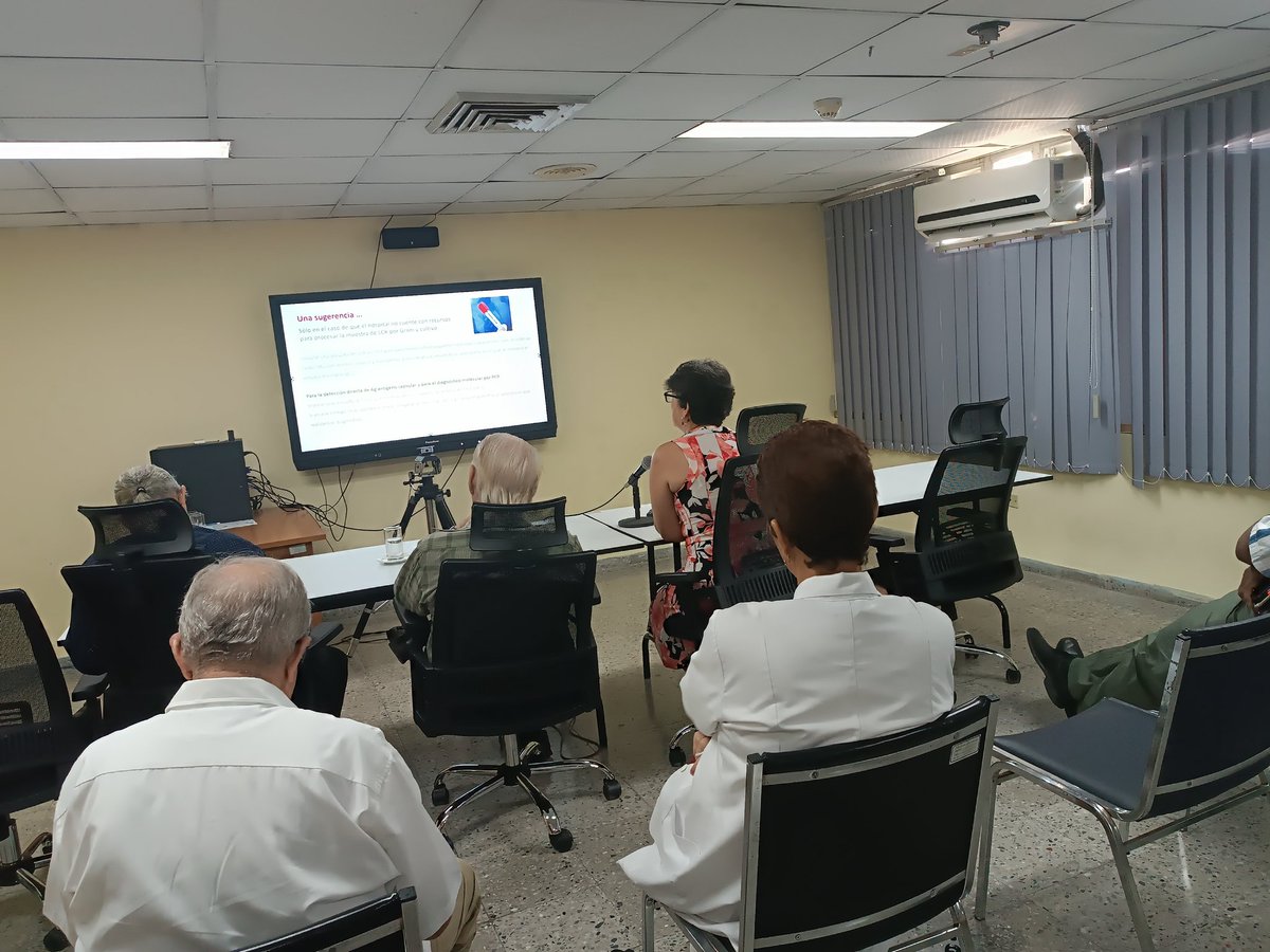 Sesiona la última jornada del II SIMPOSIO DE ENFERMEDADES INFECCIOSAS EN NIÑOS Y ADOLESCENTES desde el <a href="/IPKCuba/">IPKCuba</a>
#CubaPorLaVida #nuestragenteipk <a href="/MINSAPCuba/">Ministerio de Salud Pública de Cuba</a> <a href="/japortalmiranda/">José Angel Portal Miranda</a> <a href="/VKouri1481967/">Vivian Kouri Cardella</a> <a href="/YosielMG/">Yosiel Molina Gómez</a> <a href="/pablitoca96info/">Pablo</a>