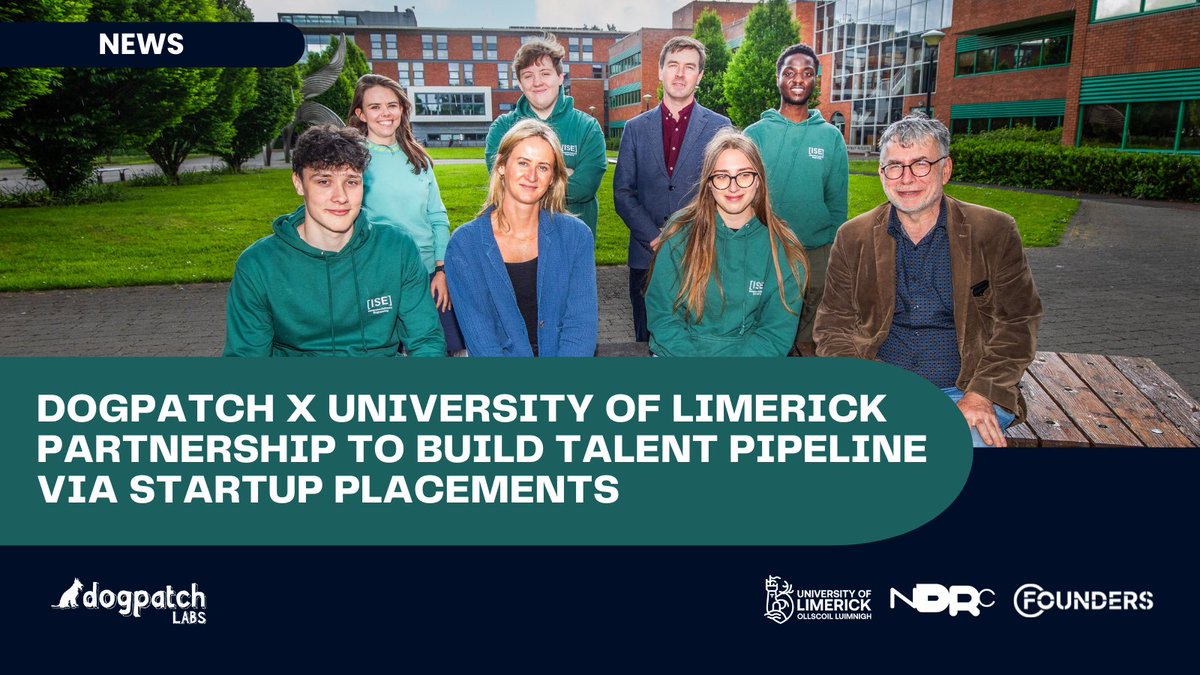 At Dogpatch, we're committed to connecting startups to a network of opps, and supporting tech ecosystem growth. Teaming up with @UL creates a robust talent pool, and a community of top-tier tech students who will qualify, ready to hit the ground running. dogpatch.click/vf6