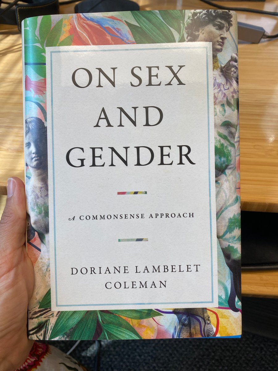 Just started On Sex and Gender by @DorianeColeman, delving into the nuanced intersection of sex, gender, & inclusivity. Early into it, but intrigued by her 'sex-smart' vs. 'sex-blind' approach. It’s a fast, compelling read, & I'm always keen to explore challenging perspectives!