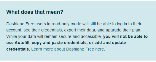 Whats your favorite free password manager to exlpore?

LastPass - a complete failure at OpSec; data breach in 2022

DashLane is a bait n' Switch operation - was free until 2023, is freezing grandfathered free accounts in 2024