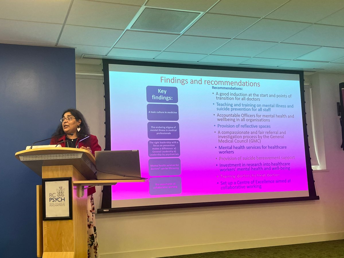 A Churchill Fellowship report on ‘Preventing Doctors From Dying By Suicide’, written by our Trustee Dr Ananta Dave, was officially launched at the Royal College of Psychiatrists. Dr Ananta Dave, who is the Presidential lead for retention and wellbeing at the Royal College of