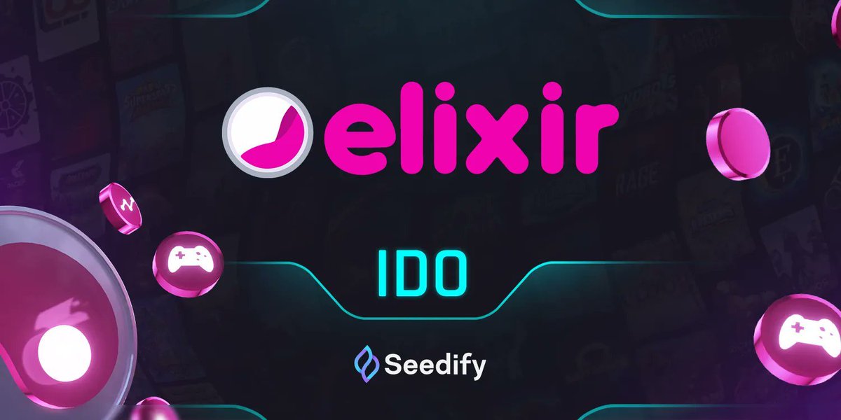Yeni proje @Elixir_Games 🔥 

Beğeni & yorum yapan 3 takipçime Seedify TIER'imla alacağım ilk taksidi listelemede gönderiyorum.

$15M yatırım alan $ELIX inceliyoruz. 

Elixir, Square Enix ve Solana Vakfı tarafından desteklenen, uçtan uca dağıtım ve kurumsal düzeyde çözümler sunan