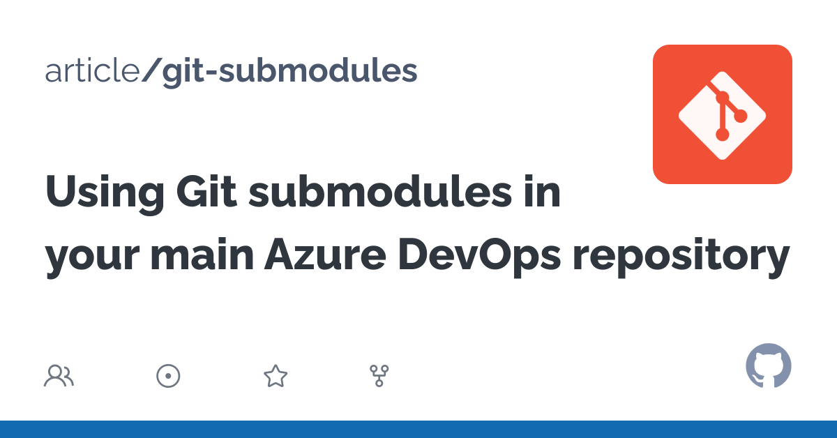 starwindsan's tweet image. 📣#StarWind_how_to
Exploring #GitSubmodules in #AzureDevOps? Part II of our series by Didier Van Hoye @WorkingHardInIT for #StarWind provides clear instructions on how to add, update, and clone submodules, ensuring a smoother workflow for your projects. Read more here:…