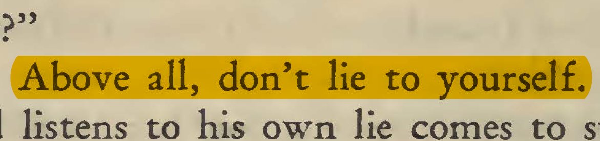 New followers, there’s only one rule here