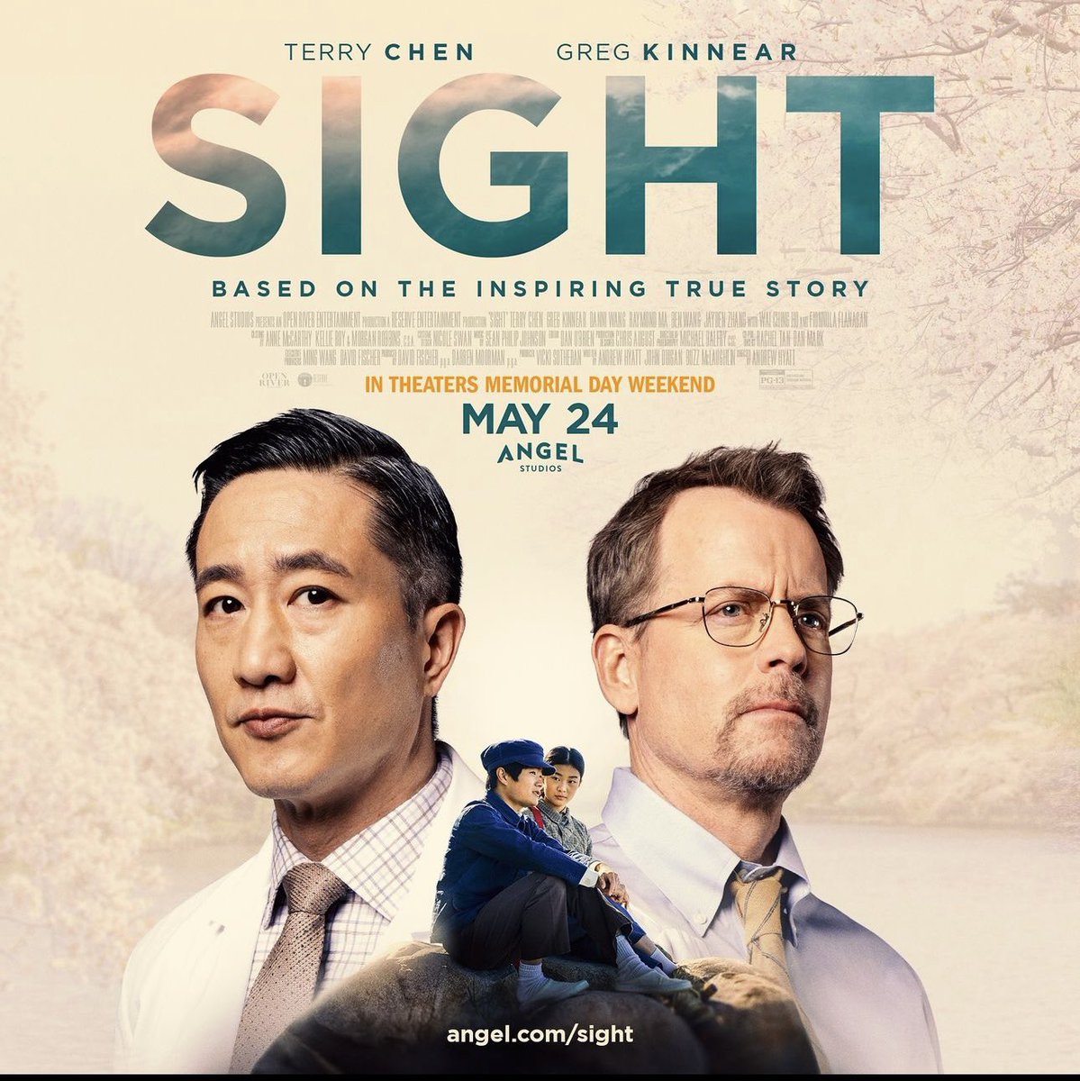 @SightTheMovie starring Terry Chen as a pioneering eye surgeon ,Dr. Ming Wang, is out in theaters tomorrow! When a blind child arrives in a waiting room seeking a miracle, Dr. Wang is forced to confront his past in order to restore her vision.