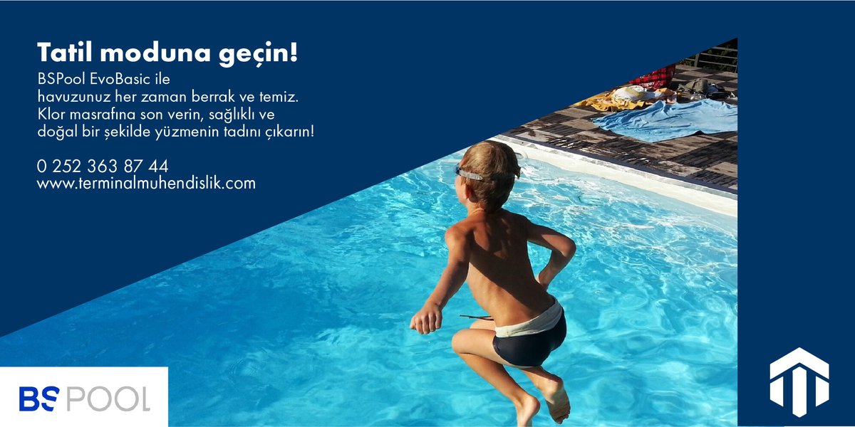 terminalbodrum's tweet photo. 📌🌊🌞 Tatil moduna geçin! BSPool EvoBasic ile havuzunuz her zaman berrak ve temiz. Klor masrafına son verin, sağlıklı ve doğal bir şekilde yüzmenin tadını çıkarın!
☎0252 363 87 44
https://t.co/DzBWw8eStD
#bodrum #terminalmühendislik #bspoolbodrum #HavuzKeyfi #DoğalKlor #BSPool https://t.co/Ma349uFqPZ