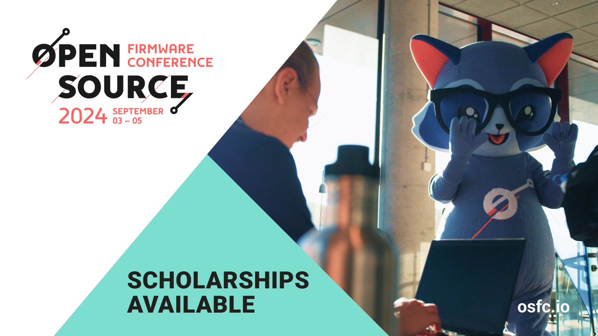 #Scholarships available! #OSFC2024 💪
You still have time to apply for our scholarship program. 

Attendee Scholarship: bit.ly/OSFC24SCHOLARS…
And in the #CFP application process you can find more information about the speaker scholarship program:  talks.osfc.io/osfc-2024/